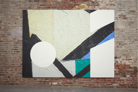 OF (Davis), 2010, acrylic on archival inkjet print on stretched linen, 83.5 x 113 in