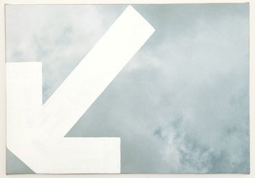 WERE, 2011, acrylic on archival inkjet print on stretched linen, 24 x 16 in