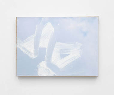 SKY (SLIDE), 2010, 13 x 18 inches acrylic on archival inkjet print on stretched linen